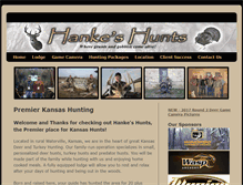 Tablet Screenshot of hankeshunts.com